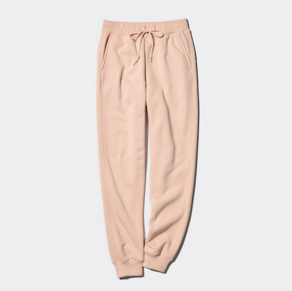 Uniqlo Women's Heattech Pile Lined Sweatpants Size XL In Pink